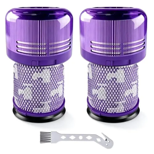 Ersatzfilter für Dyson V12 Detect Slim Absolute | 2 Stück, Waschbar und Wiederverwendbar