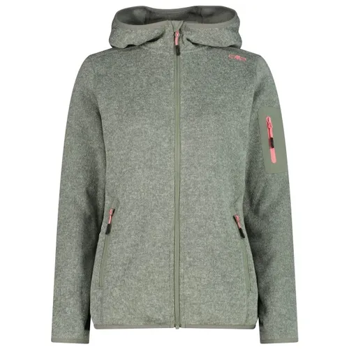 CMP Woman Fleece Jacke FIX Hood avocado-pistacchio (08FV) 44