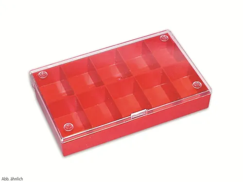 Sortimentkasten H1, 10 Fächer stapelbar