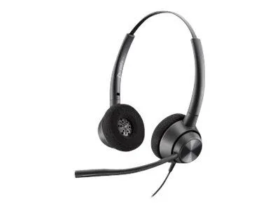 Poly EncorePro 320 Stereo Headset On-Ear - Headset / Mikrofon mit hochwertigem Stereo-Sound und komfortabler On-Ear Passform, ideal für lange Gespräche und professionellen Einsatz.
