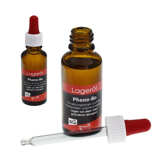 Dynavox Plattenspieler Lageröl Phono-80 – Spezial Öl für Plattenteller