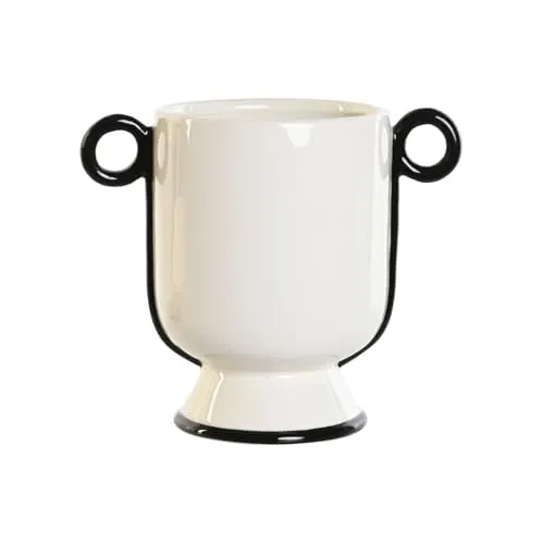 Home ESPRIT Vase, zweifarbig, Keramik, modern, 21 x 13 x 18 cm, 12 Stück