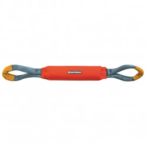 Ruffwear Pacific Loop Toy - Sockeye Red - Tierspielzeug für Hunde, strapazierfähiges Zerrspielzeug mit sicherem Griff und ideal für interaktives Spielen.