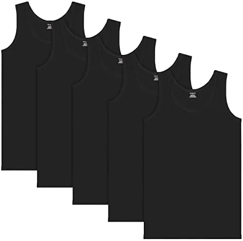 BRUBAKER 5er Pack Herren Tank Top Classic Unterhemd