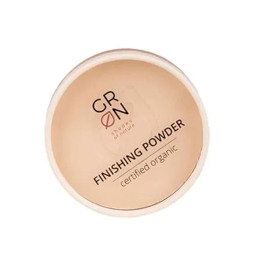 GRN [GRÜN] Biokosmetik Finishing Powder white ash - Kompaktpuder mit Matteffekt - leichte Textur, natürliche Mineralien - vegan - talkfrei - 9 g