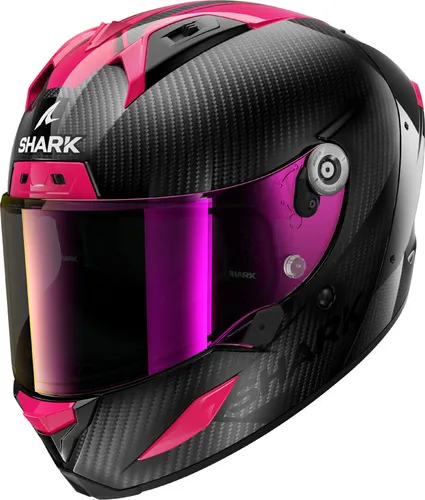 Shark Aeron Carbon Skin Integralhelm in lila von Shark