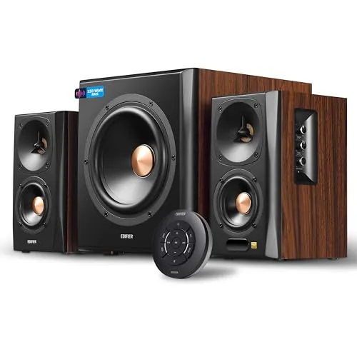Edifier S360DB - 150 W Lautsprecher-Set, kraftvoller Sound für ein beeindruckendes Klangerlebnis