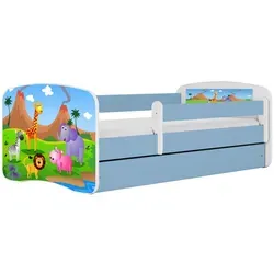 Raumhirsch Furniture Kinderbett Safari, Blau, 80x140 cm in blau von Raumhirsch Furniture