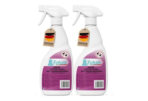 FUTUM Insektenspray - Effektives Anti-Bettwanzen- und Flohmittel - FUTUM Insektenspray bietet eine innovative Formulierung zur gezielten Bekämpfung von Insekten. Ideal für Innen- und Außenbereiche, ermöglicht es eine präzise Anwendung gegen verschiedene Schädlinge.