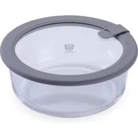 Chefkoch trifft Fackelmann Vorratsdose Glas, rund, 950ml 23000