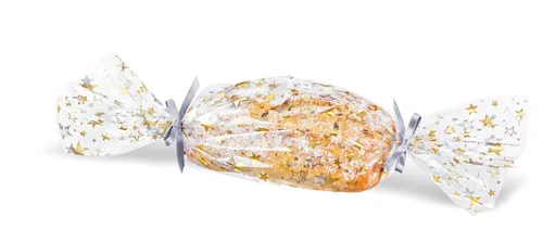 Stollenschlauch Weihnachten 25x64cm Sterne 2 Schläuchen in der Verpackung