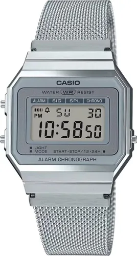 Casio A700WM-7A Super Slim Digital Vintage Watch in silber von CASIO