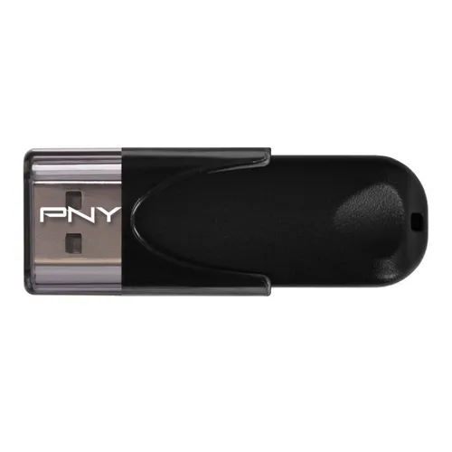 PNY Attaché 4 2.0 64GB USB-Stick USB Typ-A Schwarz PNY Technologie 3536401519386
