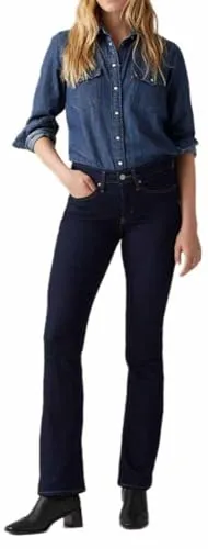 Levi's® Bootcut-Jeans 315 Shaping Boot blau 26 - Modische Bootcut-Jeans für einen lässigen Look. Mit elastischem Denim für optimalen Tragekomfort und ausgestelltem Saum. Ideal für jeden Anlass.