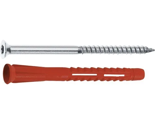 TOX Allzweck - Rahmendübel Constructor 8 x 100 mm, 50 Stück - Dübel für vielseitige Anwendungen, ideal für Beton und Steine. Perfekt für Projekte wie Holzbalken und Hängeschränke.