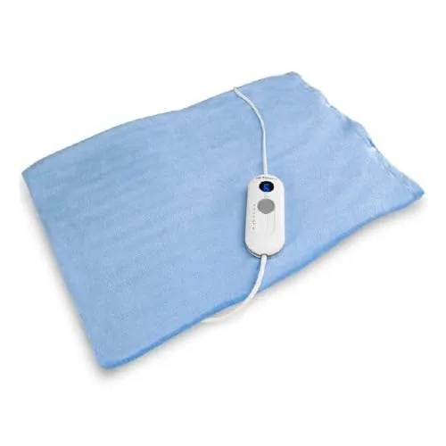 Orbegozo AH 3150 - Elektrisches Heizkissen, 6 Leistungsstufen, waschbarer Bezug, ausziehbare Fernbedienung mit LCD-Display, automatische Abschaltung, 100 W