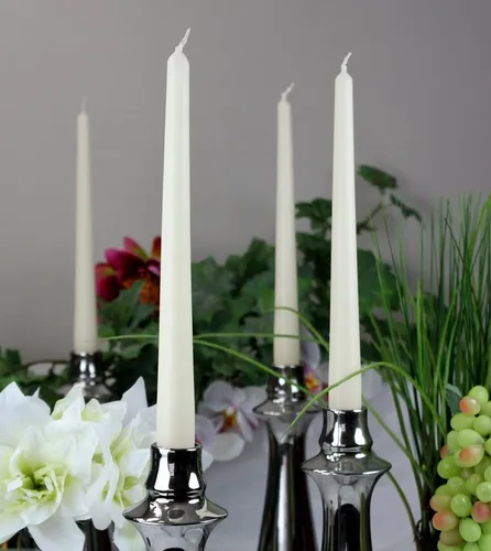 Wenzel Spitzkerze Spitzkerzen 250/23 mm creme 12 Stück von Wenzel