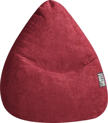 Sitting Point Sitzsack ALFA XXL rot in rot von Sitting Point