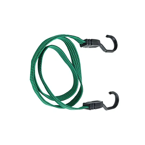 Connex Gepäckspanner - 20 x 700 mm - 2 Stück - Flache Spannseile mit robusten Kunststoffhaken - Dehnbar & reißfest - Zur Ladungssicherung aller Art / Spanngummi mit 2 Haken / Expander / DY270656