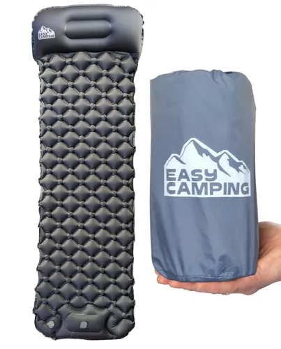 Self Inflating Camping Sleeping Mat Air Mattress Grey, New, Easy Camping