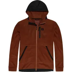 Vintage Industries Vitor Hollow Fibre Fleece Zip Hoodie, orange, Größe S für Männer