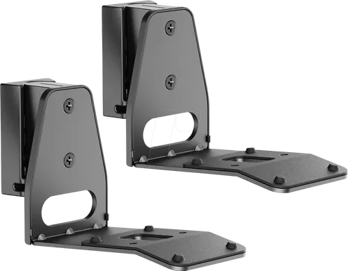My Wall HS41L Lautsprecher-Wandhalterung - Neigbar & Drehbar in Schwarz, 2St. - Lautsprecherwandhalterung für perfekten Sound und sauberen Look. Neigbar bis 18° und schwenkbar um 90° mit integriertem Kabelmanagement für eine ordentliche Montage.