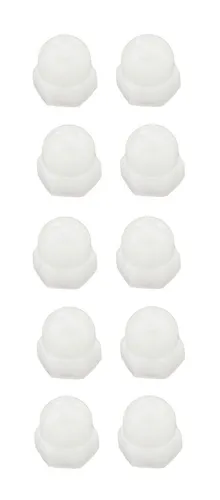 Hutmuttern Hutmutter M4 Sechskant Polyamid DIN 1587 10 Stück (0125)