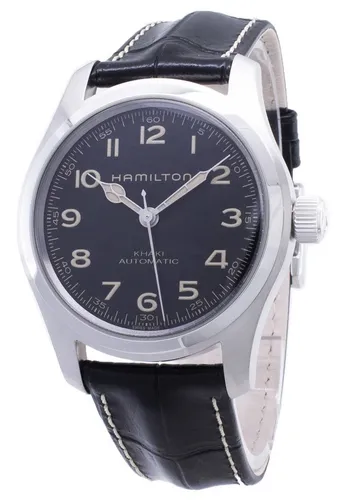 Hamilton Herrenuhr Automatik Murph Auto Schwarz H70605731 - Armbanduhren für Herren mit Automatikaufzug, 80 Stunden Gangsreserve und wasserdicht bis 100 m – ideal für Abenteuer und Alltag.
