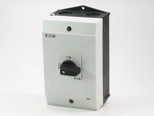 Eaton P1-25/I2 Nockenschalter 25A - Robuster Drehschalter - Drehschalter, Schutzart IP65, ideal für anspruchsvolle Anwendungen, Farbe: Grau, Modell: P1-25/I2, 25A, 1 x 90°.