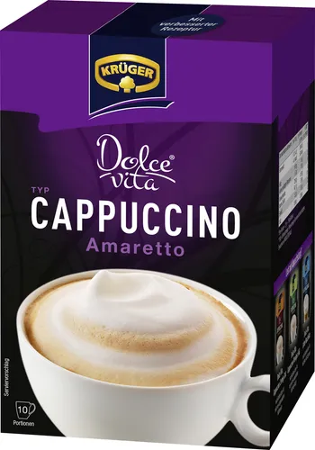 Krüger Dolce Vita Amaretto Cappuccino 150g von Kaffee-löslich