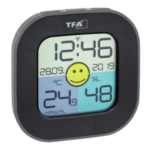 TFA Digitales Thermo-Hygrometer Fun, 30.5050.01, schwarz von TFA Dostmann