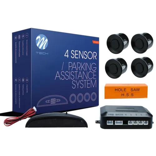 Produktbild M-Tech Cp4B Einparkhilfe mit 4 Sensoren, Display und Tonsignal
