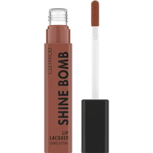 Catrice Shine Bomb Lip Lacquer, Lippenstift, Nr. 070, Braun, langanhaltend, sofortiges Ergebnis, glänzend, farbintensiv, vegan, ölfrei, ohne Parabene, ohne Mikroplastikpartikel, 1er Pack (3ml)