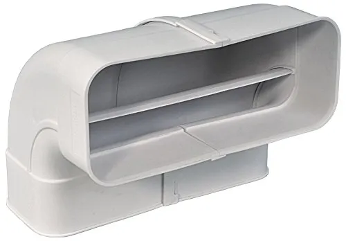 Airtec optimAiro Abluft Bogen 90° - Luftrohre & -schläuche, 150er Abluftsystem aus hochwertigem Kunststoff für effiziente Luftumlenkung, ideal für optimale Belüftung.