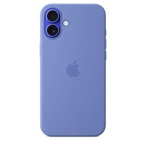 iPhone 16 Pro Silikonhülle mit MagSafe - Periwinkle - Handyhülle für iPhone 16 Pro, bietet optimalen Schutz und kabelloses Laden durch MagSafe-Technologie.