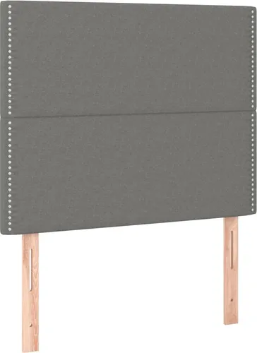 vidaXL Dunkelgrau Kopfteile 2 Stk. 80x5x78/88 cm von vidaXL