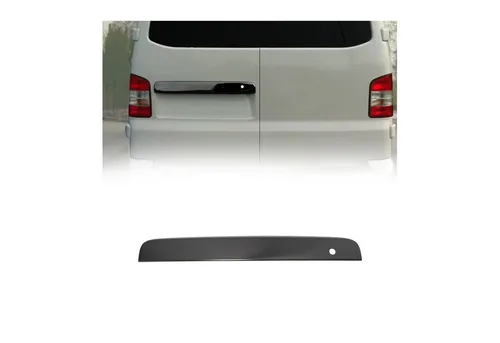 OMAC Blende für Heckklappe VW & ALFA ROMEO 7522057B - Modellspezifische Edelstahlblende für VW T5 (2003-2015) mit Double Door, aufklebbar und inklusive Montageanleitung. Verleiht Ihrem Fahrzeug einen eleganten Look.