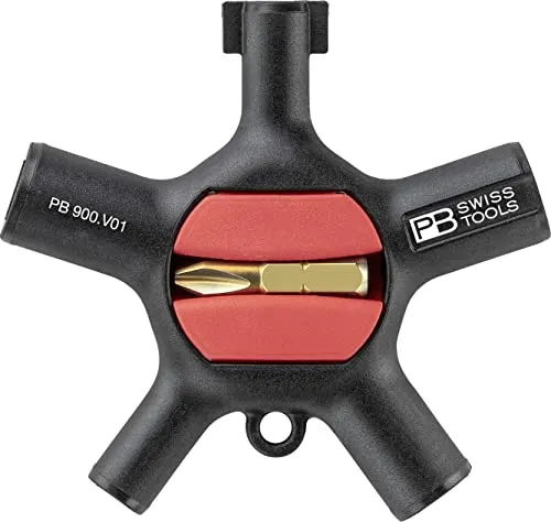PB Swiss Tools Universal Schaltschrankschlüssel mit Bits, 900.V01 CN