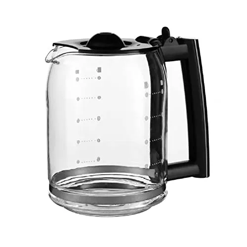 RUSSELL HOBBS Ersatzglaskanne 700132 für Kaffeemaschine Elegance 23370-56 - Ersatzglaskanne für die Elegance Filter-Kaffeemaschine, aus hochwertigem Glas und mit 1,25 L Kapazität, ideal für Kaffeeliebhaber.