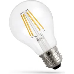 Spectrum LED E27 A60 Filament klar 4W Birnenform 230V 340lm 300° Extra Warmweiß 1800K