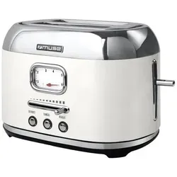 Muse Edelstahl-Toaster MS-120 SC im Retro Design