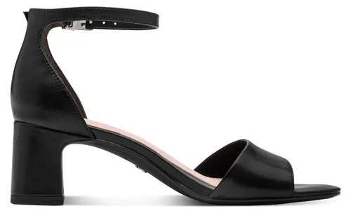 Tamaris ANTIslide Sandalette in Schwarz, Größe 40 EU - Elegante Sandalette mit Stilettoabsatz (5,5 cm) und innovativer Dämpfungstechnologie für hohen Tragekomfort. Ideal für stilvolle Auftritte und das tägliche Tragen.
