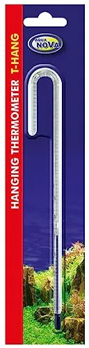 Glasthermometer hängend Größe L 15cm,8,2mm, T-HANG L