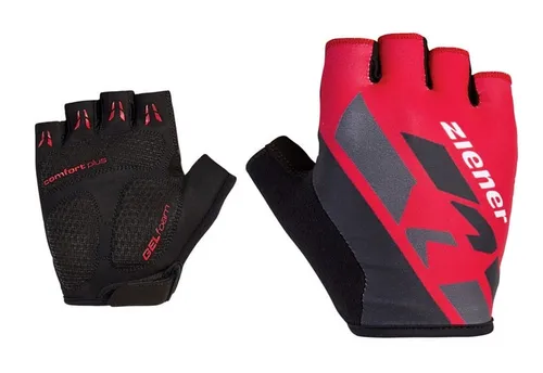 Ziener Fahrrad Handschuhe Crisander (Rennrad, Gel Foam Polsterung, Ausziehhilfe) rot, Größe: 9,5
