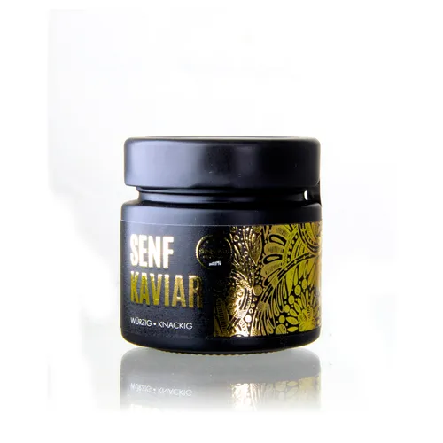 Altenburger Senfkaviar edle Senfkreation mit ganzen Senfkörnern 110ml