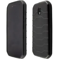 caseroxx Schutz-Hülle TPU-Hülle kompatibel mit Cat S42 / S42 H+, Gummi Handy Tasche schwarz - Schwarz