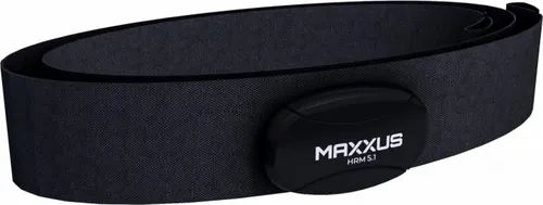 MAXXUS Brustgurt HRM 5.1 - Herzfrequenz Monitor - Fitness-Tracker mit uncodierter 5,3 kHz Technologie, kompatibel mit Polar, Garmin, Strava und Zwift für präzise Pulsüberwachung beim Training.