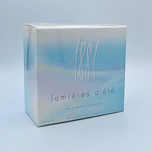Cerruti 1881 Lumières d'Été Eau de Toilette 100 ml - Frisch-aquatischer Duft in der limitierten Edition, ideal für den täglichen Gebrauch. Elegantes Spray-Format aus Frankreich.