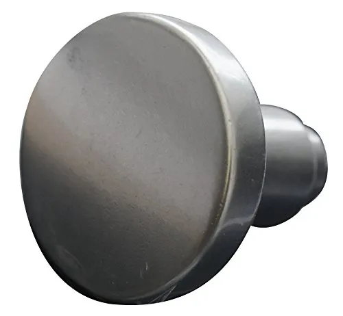 Alpertec aluminium Knopfstiftteil Stift Drückergarnitur Türdrücker Türbeschläge, 8 mm, alu/silber, 40112180K1