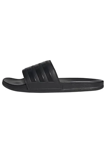adidas Unisex Adilette Comfort Slides, Core Black, 47 EU - Dusch- & Badeschuhe für Herren mit regulärer Passform, leichtem Dämpfungskomfort und einem bequemen, vorgeformten Fußbett für optimalen Tragekomfort.
